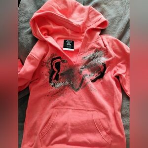 FOX large v-neck hoodie